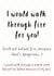 I Would Walk Through Fire For You, Funny Love Card created by Creative Creator