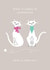 Les Chats friendship card created by Kampai Designs