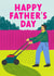 Contemporary Father's Day Card - Dad - Lawnmower - Happy Father's Day created by Catalina Williams
