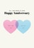All you need is love, Happy Anniversary created by Pearl Ivy