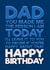 Dad, you made me the person I am today created by Blind Faith