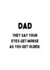 Funny And Cheeky Typography Father's Day Card / Birthday Card - Dad - They Say Your Eyes Get Worse As You Get Older created by Meg's Creative Outlet