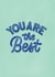 You're the best, Friendship Card created by Kamilla writes letters