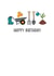 Fun Birthday Card - Gardening Tools - Gardening created by Little Takeover