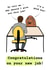 Congratulations new job - dog interview created by suzcreate
