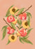 You’re A Peach Thank You Card created by Kate Fox
