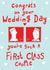 1st Class Wedding created by Martyn Scribbler Illustration