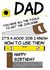 DIY Dad Happy Birthday Card created by @Cupsie's Creations