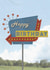 Motel Sign Birthday Card created by Chase.Illustration