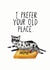 Prefer Your Old Place, New Home Card from the cat created by JOLLY AWESOME