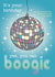 Yes you can boogie disco ball birthday card created by Gellie Design