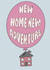 Cute UP New Home Card - Balloon House - New Home New Adventure created by Cards by Becky