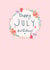 Happy July Birthday! created by Little Cat Creates