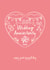 Pretty Coral Anniversary Card - 35 Years - 35th Wedding Anniversary Enjoy Your Special Day created by Sharon Armstrong Creative