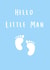 Hello Little Man - New Baby Boy Card 1001 created by A Bee's Designs