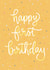 First Birthday Card Confetti created by Charlotte Hill Vandenburg
