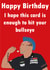Darts Buleseye Birthday Card created by LDN Prints