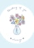 Thinking Of You Floral Vase Card created by Abigail Udell