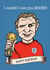 Bobby Moore Football Birthday Card created by Gibbo The Doodler