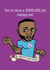 Raheem Sterling Manchester City Birthday Card created by Gibbo The Doodler