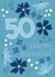 Happy 50th Birthday! Blue Everything!  created by Print A Goodie