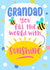 Grandad’s Birthday... the superstar that fills your world with sunshine created by Little Cat Creates