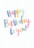 Classic Birthday Card - Typography - Happy Birthday To You! created by Laura Pantony