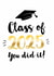 Cute Graduation Card - Class of 2025 card created by Kyleigh Orlebar