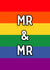 Mr & Mr Pride Card - Rainbow card created by Meg's Creative Outlet