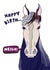Happy Birth... Neigh! Birthday Card for Horse Lovers created by Kati Lacey Illustration