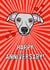 Whippet dog anniversary card created by Adam Regester