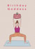 Birthday Yoga Goddess Card created by Noura Mokhtar