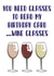 Types of Wine, Birthday Card created by Doublea