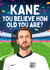 Funny Harry Kane Football Birthday Card created by Mrs Best Paper Co.