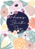 Cute floral Birth Day Card created by Picoloco Studio