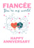 Fiancee Anniversary created by Faye Burtenshaw
