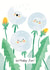 Birthday funny card with dandelions created by Nastya Rizaeva