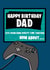 Dad Gaming Birthday card created by Jackie Ponwaye Design