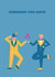 Congrats you gays - Funny wedding card created by Lucy Maggie Designs