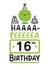 Haaaa-Peeeeea 16th Birthday created by Conor Rawson