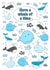 Have a whale of a time celebration card. created by The Illustrated Saying