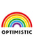 Optimistic rainbow created by Saffron Lanser Design