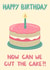 Birthday Cake Card created by Jess Quinn