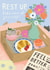 Rest Up Breakfast In Bed Get Well Card created by Lou Peajeux