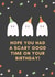 Scary Ghost October Birthday Card created by Little Owl Designs Co