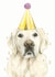 Golden Retriever Birthday Card created by Robert James Hull