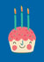 Cute Birthday Card - Cupcake - Candles created by Hole in my Pocket