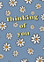 Thinking of you sympathy flower card created by The Girl Next Draw Cards
