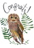 Congrats Owl created by Montanye Makers 