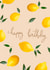 Pretty Lemon Birthday Card created by Sarah Stephenson